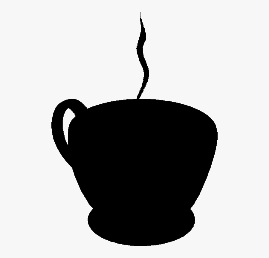 Product Design Coffee Clip Art Silhouette - Silhouette, Transparent Clipart