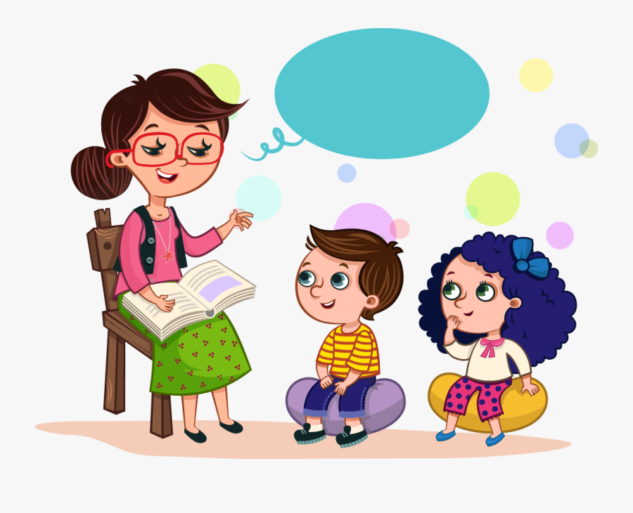 Transparent Listen To Reading Clipart - Listen To The Teacher Clipart ...