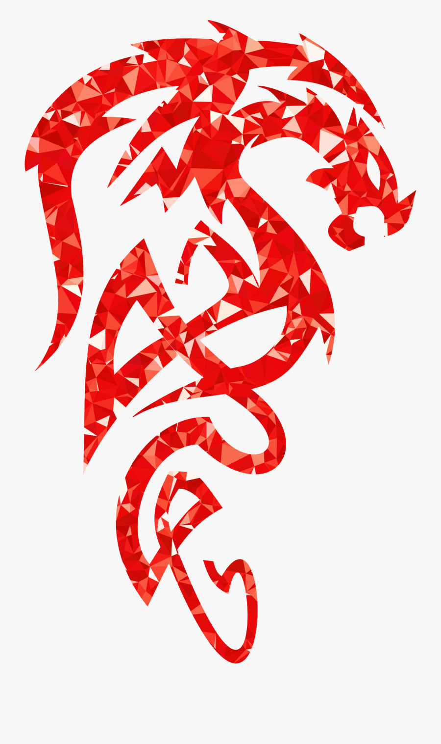 Ruby Tribal Drake Clip Arts - Logo Design Black And White Png, Transparent Clipart