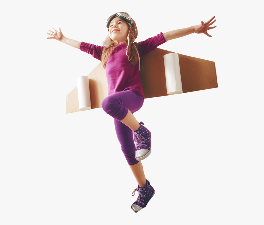 Kids Jumping Couch, Transparent Clipart