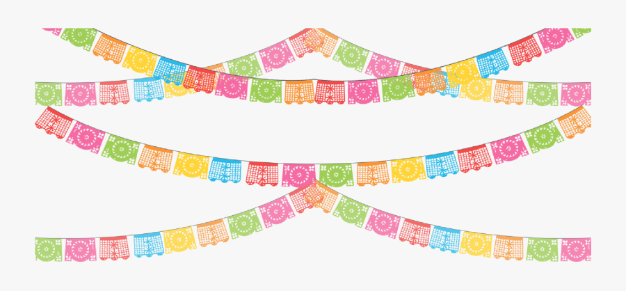 Vector Banner Fiesta - Papel Picado Vector Png, Transparent Clipart