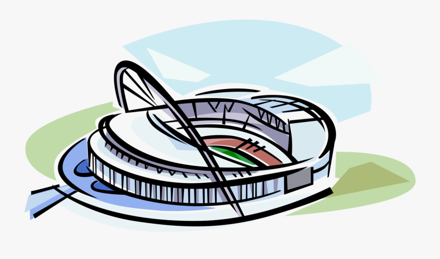 Banner Library Stock Wembley Football Stadium - Wembley Stadium Vector, Transparent Clipart