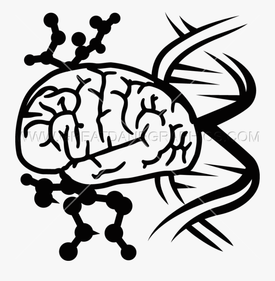 Dna Clipart Black And White - Dna Images Png Black And White, Transparent Clipart