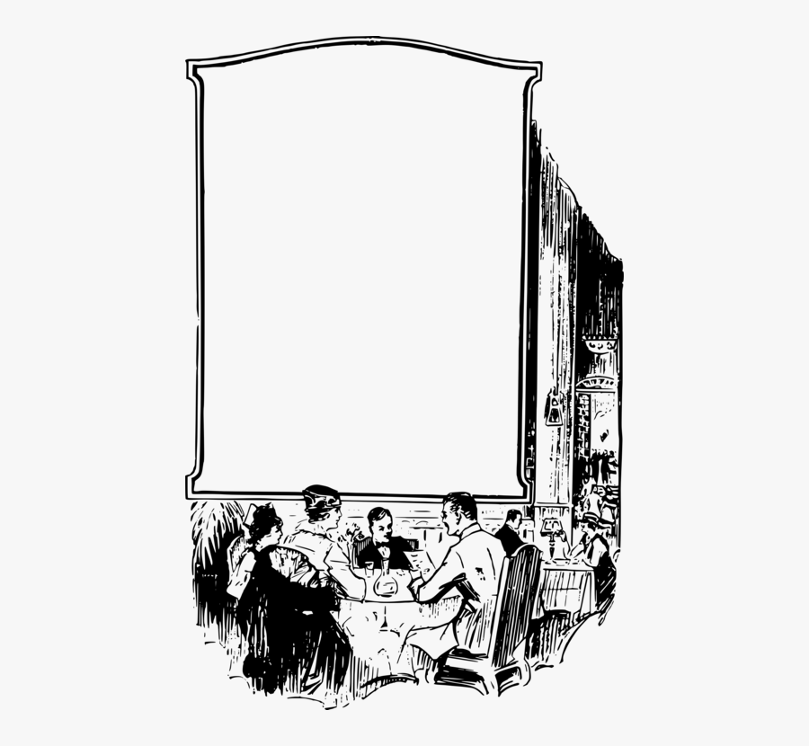 Picture Frame,human Behavior,art - Restaurant, Transparent Clipart