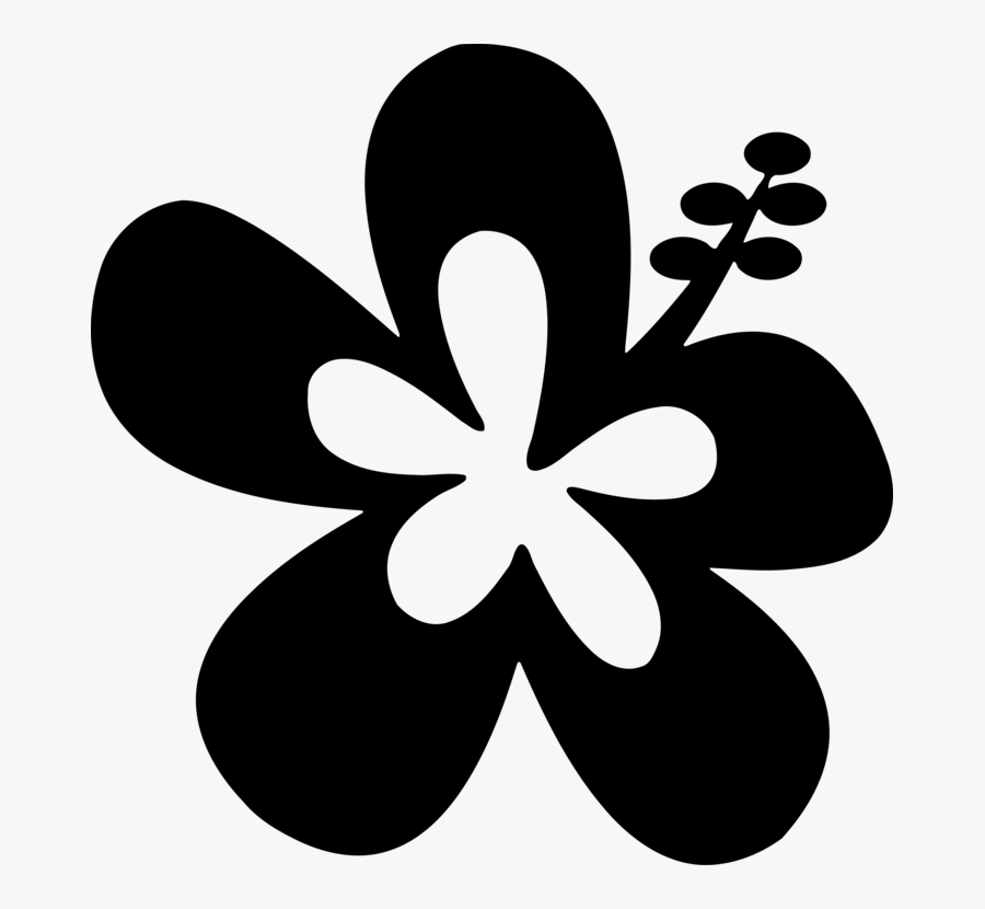 Butterfly,plant,flower - Hibiscus, Transparent Clipart