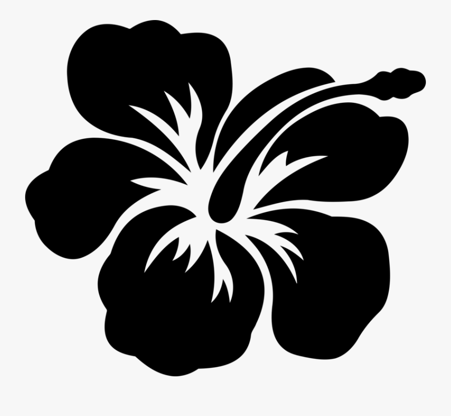 Hibiscus,plant,flora - Hibiscus Drawing, Transparent Clipart