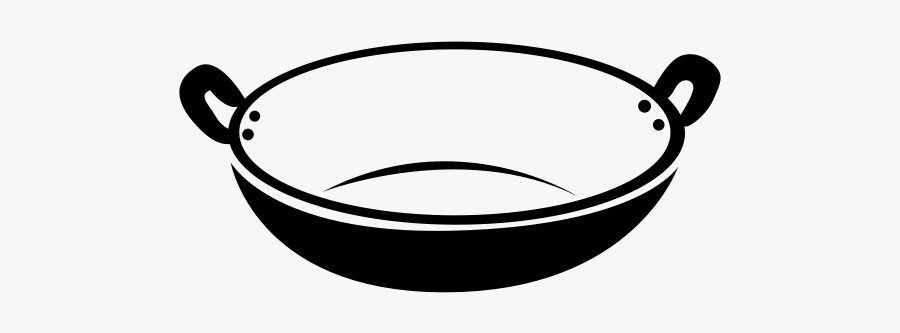 Wok Rubber Stamp"
 Class="lazyload Lazyload Mirage - Clipart Wok Black And White, Transparent Clipart
