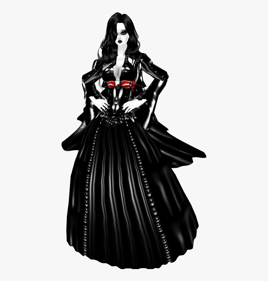 Goth Girl Png, Transparent Clipart