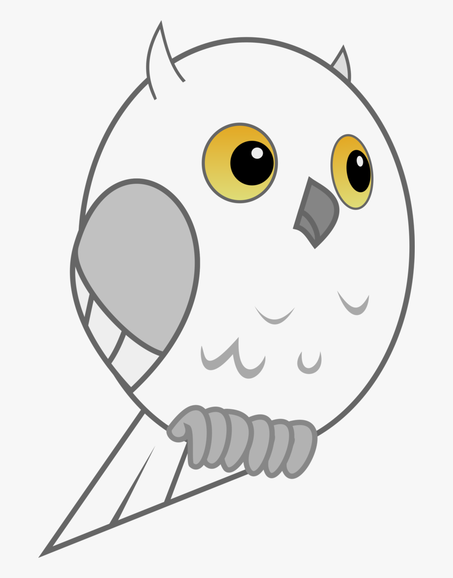 Owls Clipart Snowy Owl - Cartoon Snowy Owl, Transparent Clipart
