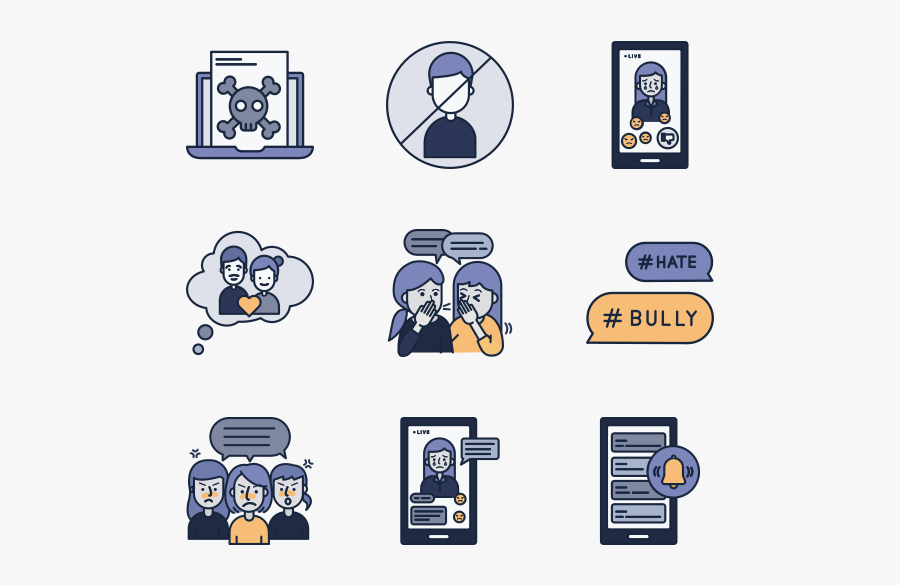 Cyber Bullying, Transparent Clipart