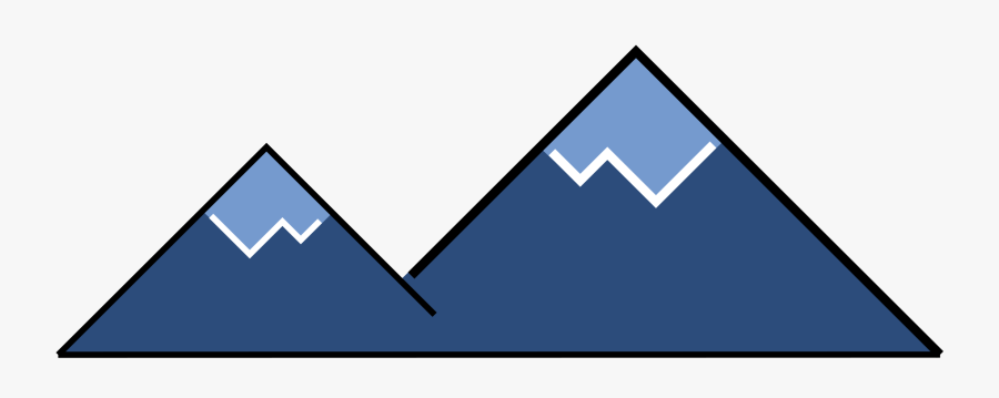 Minimal Icon Big Image - Mountain Minimal Icon, Transparent Clipart