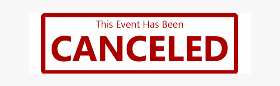 Event Transparent Png Canceled, Transparent Clipart