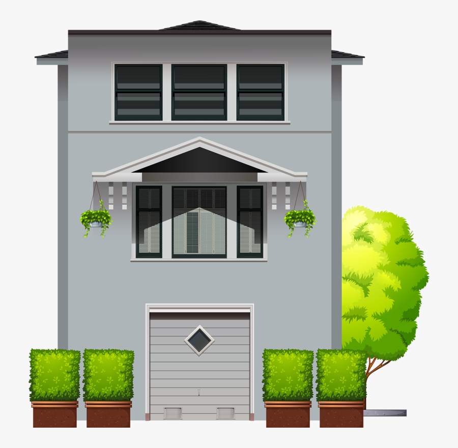 Frontal De Un Edificio, Transparent Clipart