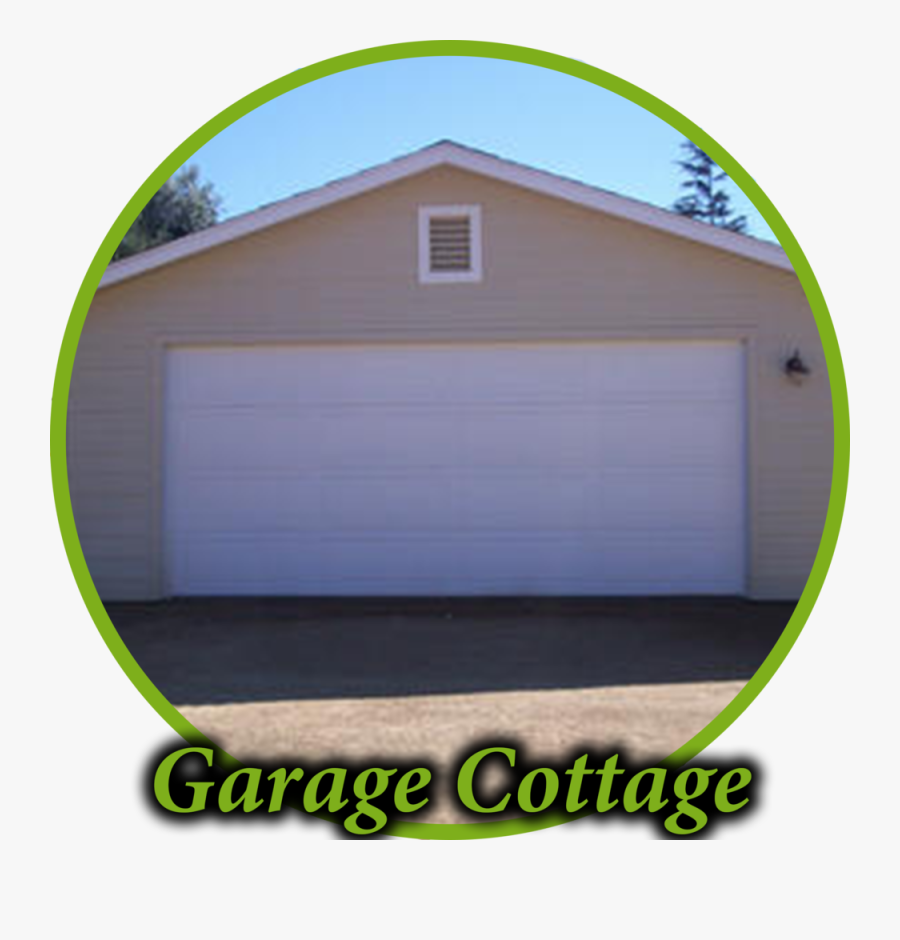 Garage Cottage Circle - Garage, Transparent Clipart