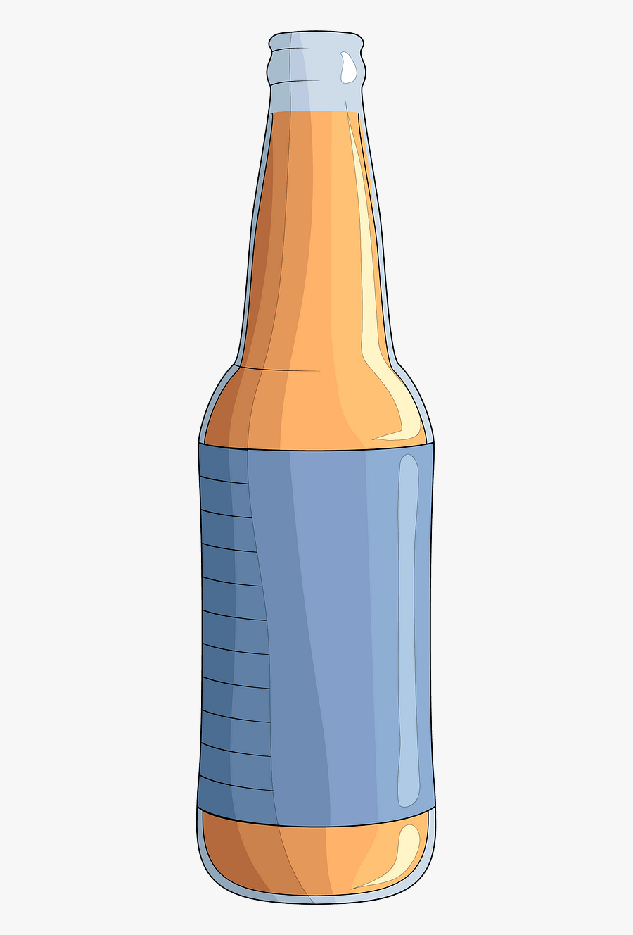 Beer Bottle, Transparent Clipart
