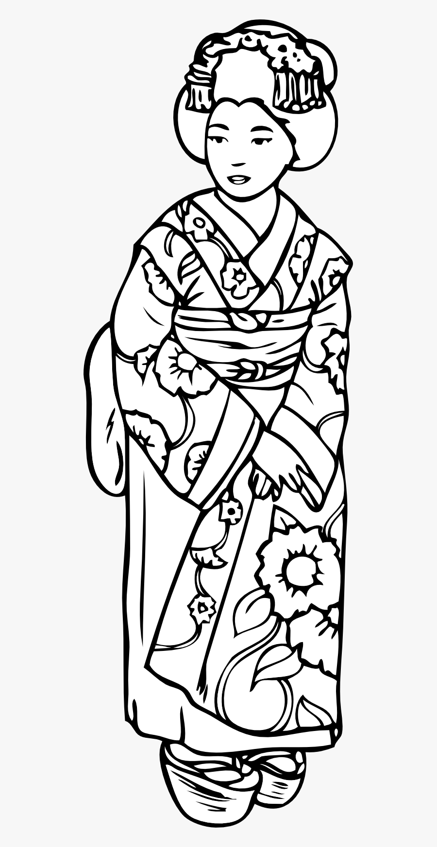 Johnny Automatic Geisha 555px - Japan Clipart Free, Transparent Clipart