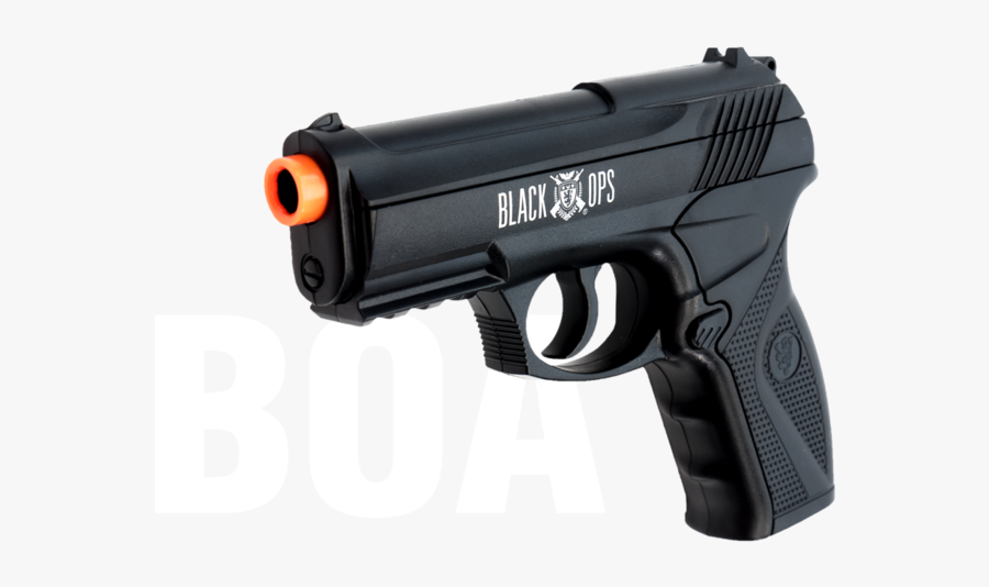 Black Ops Boa Semi Automatic Pistol C - Airsoft Gun Pistol Black Ops, Transparent Clipart
