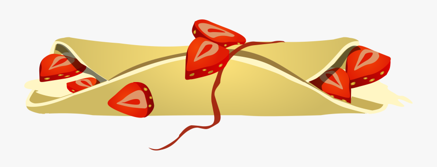Transparent Food Clipart Png - Crepes Clipart Png, Transparent Clipart