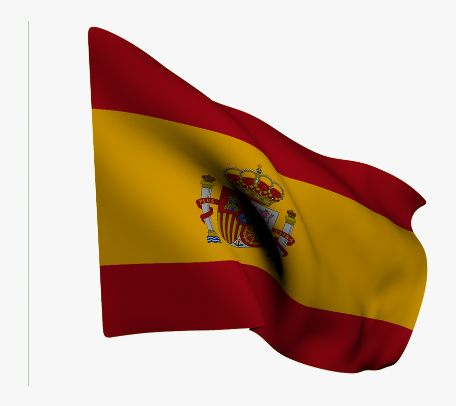 Spain Flag Png 7, Buy Clip Art - Waving Spain Flag 1800, Transparent Clipart