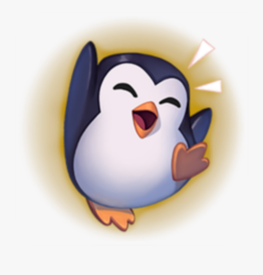 #leagueoflegends #penguin #cute #riot - Happy Penguin Emote Lol, Transparent Clipart