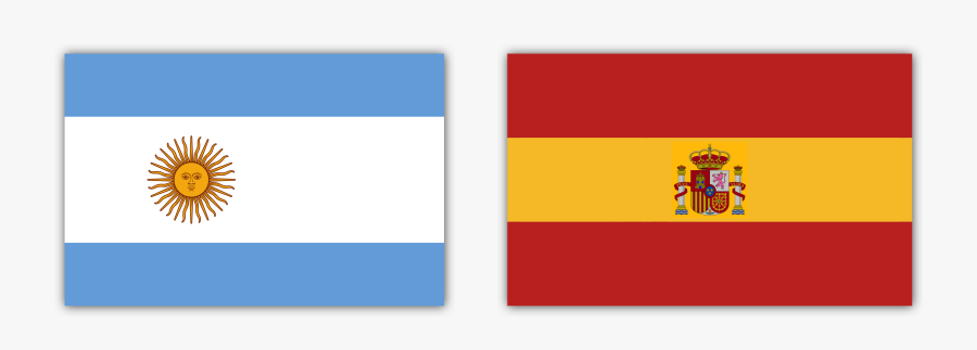 Transparent Argentina Flag Png - Spain Flag, Transparent Clipart