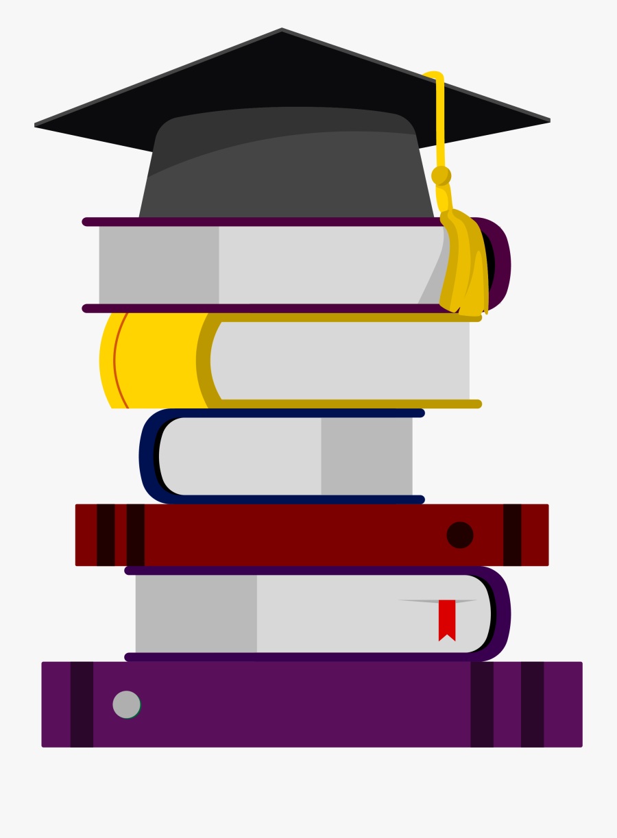 Icon Stacked Books On - Livros Empilhados Desenho Png , Free ...