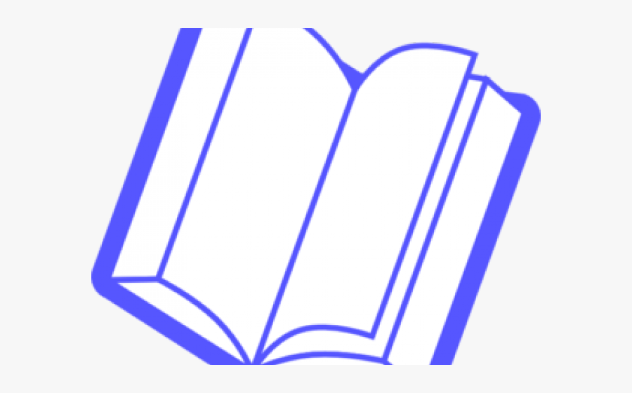 Transparent Textbooks Clipart - Book Clipart Outline, Transparent Clipart