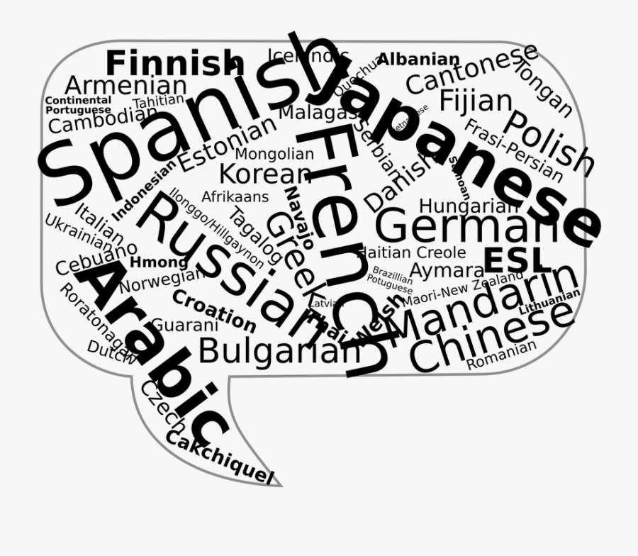 Multiple Languages - Learning New Language Drawing, Transparent Clipart