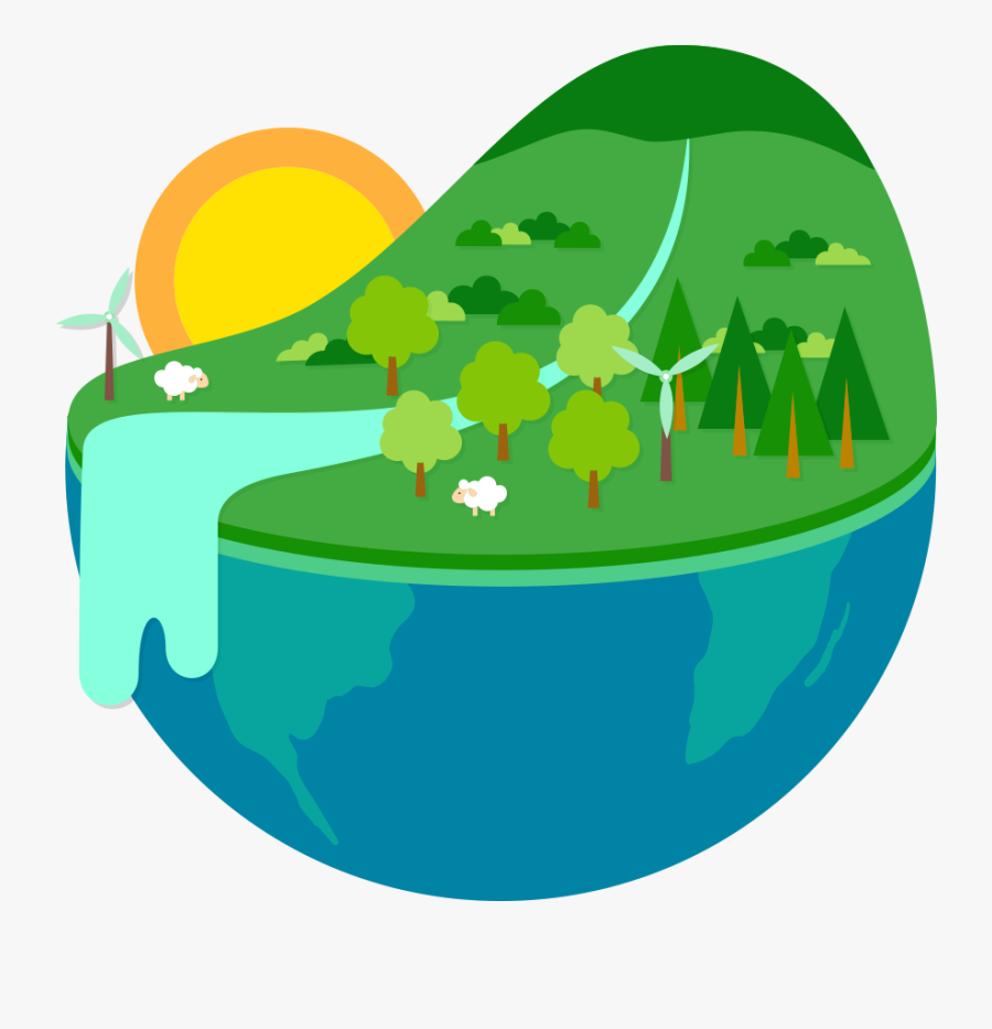 Half Earth Ecology Natural - Environment Png, Transparent Clipart