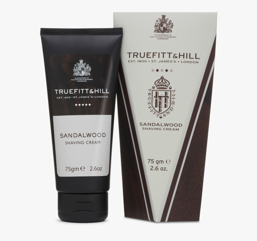 Sandalwood Shaving Cream 75gm With Box 800x Edb6819e - Truefitt And Hill Sandalwood Shave Tube Png, Transparent Clipart