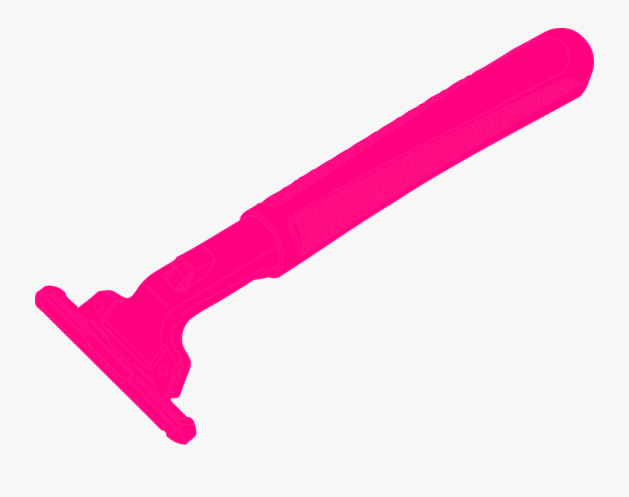 Razor, Safety, Bic, Shave, Lady, Pink, Cerise, Female - Pink Razor Clipart, Transparent Clipart