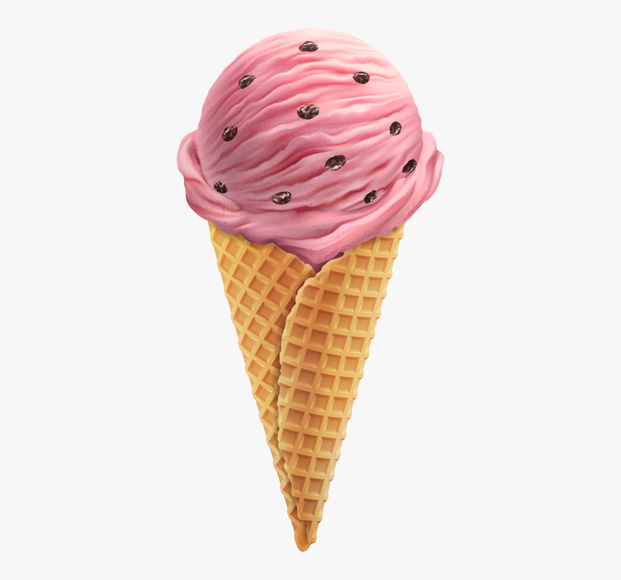 Ice Cream Cone Transparent, Transparent Clipart