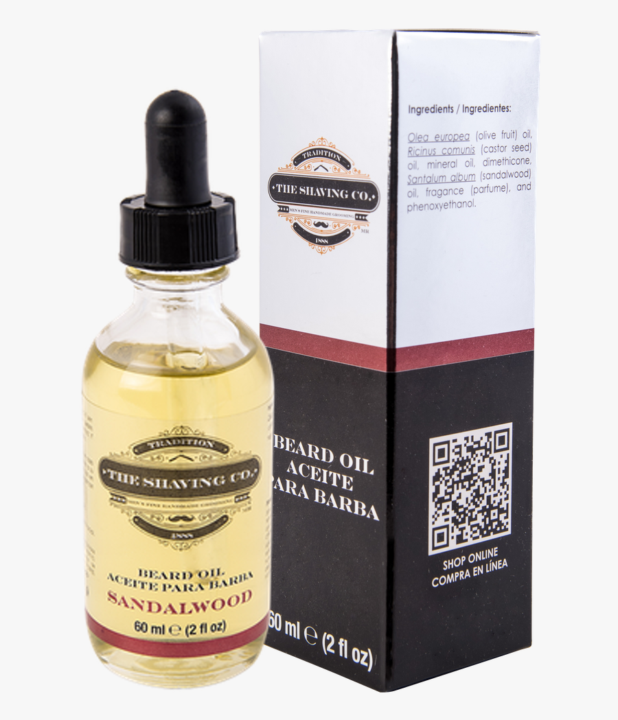 Beard Oil, The Shaving Co - Beard, Transparent Clipart