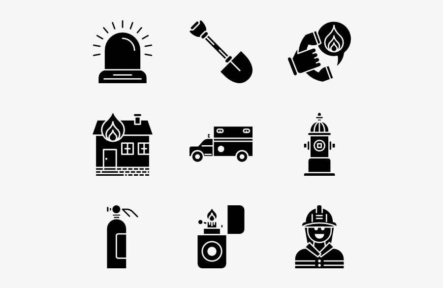 Firefighter And Fire Department, Transparent Clipart