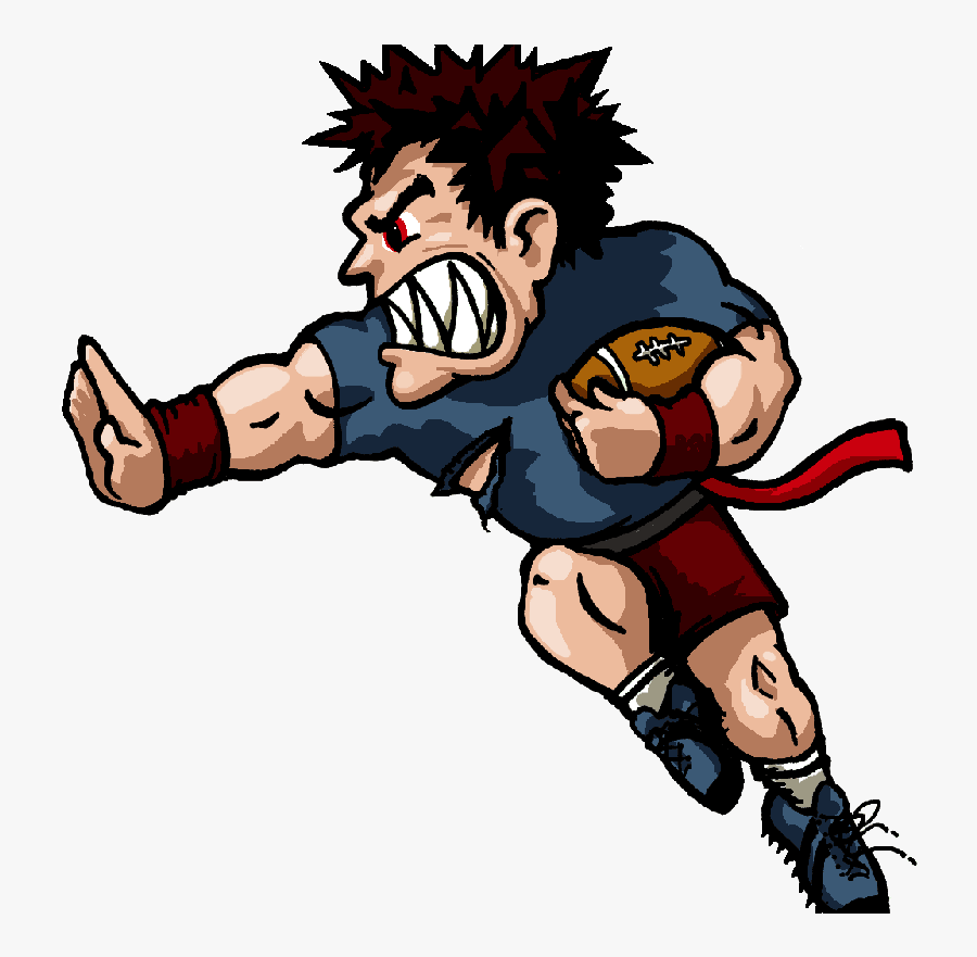 Flag Football Clipart - Flag Football Player Cartoon, Transparent Clipart