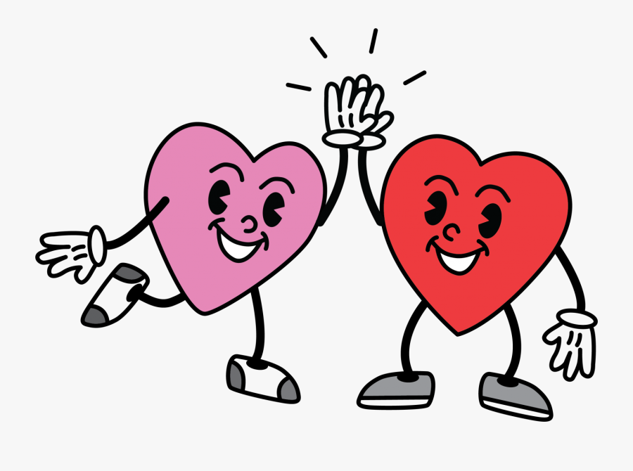 February Clipart Lot Love - Valentines Day Students, Transparent Clipart