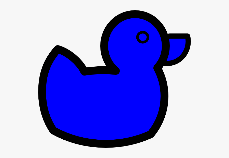 Blue Duck Clipart, Transparent Clipart