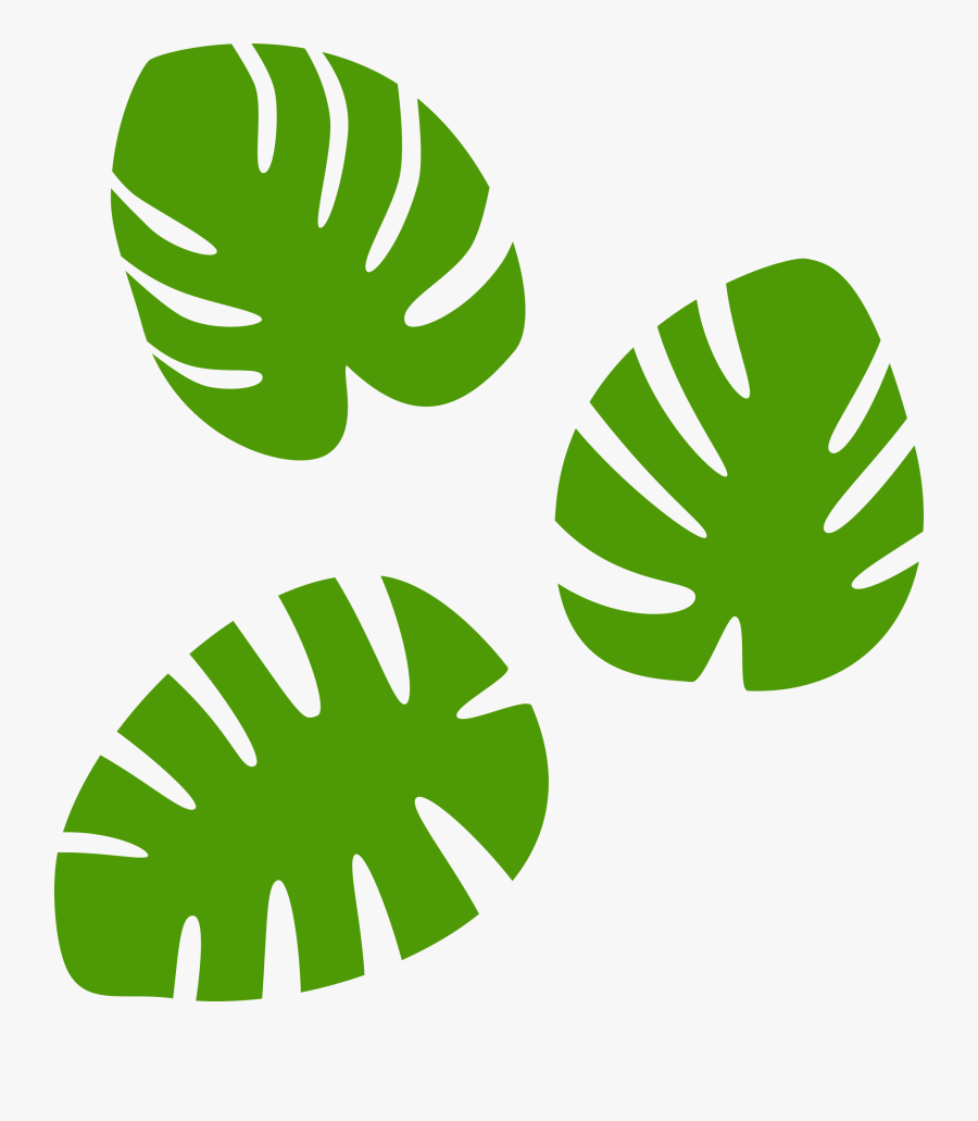 Clip Transparent Download Leaves Big Image Png - Monstera Leaf Svg Free, Transparent Clipart