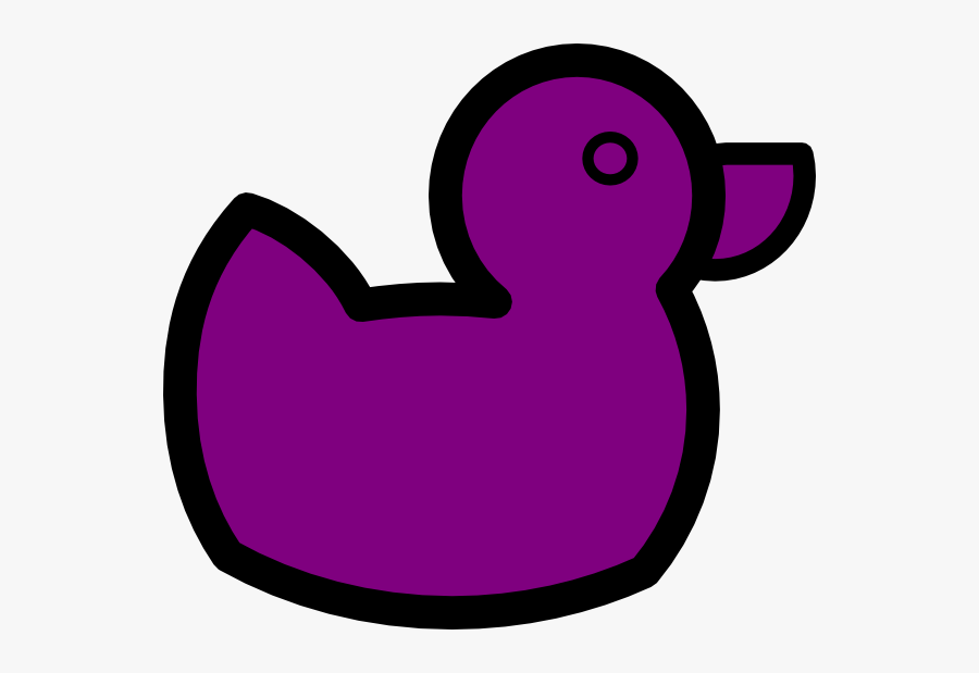 Purple Duck Clipart, Transparent Clipart