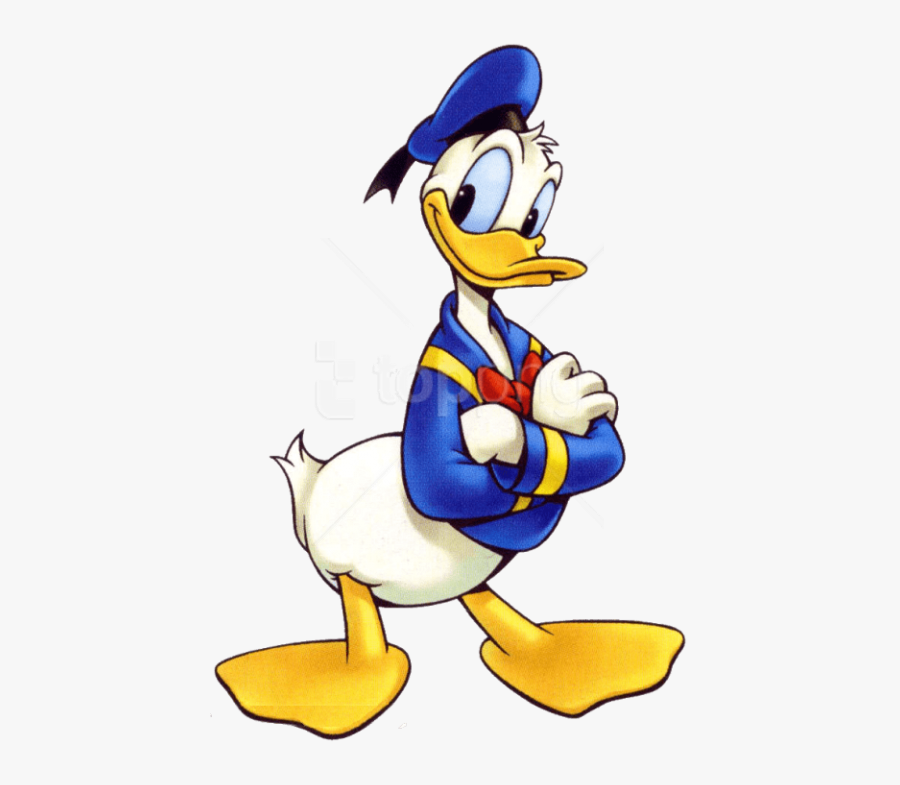 Donald Duck Clip Art - Mickey Mouse Duck Name, Transparent Clipart