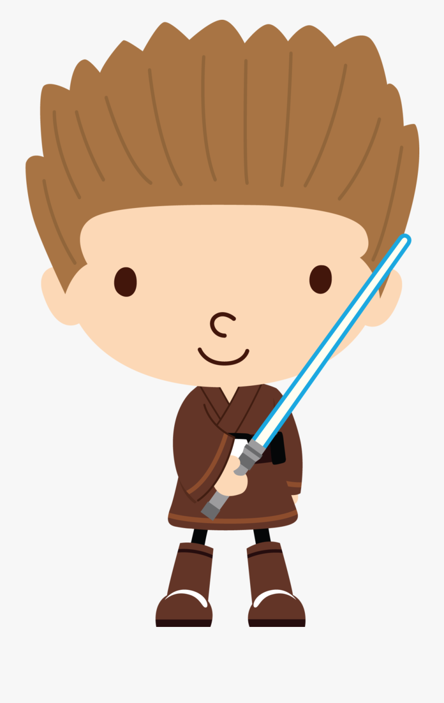 Star Wars Anakin Clipart - Star Wars Clipart Cute, Transparent Clipart