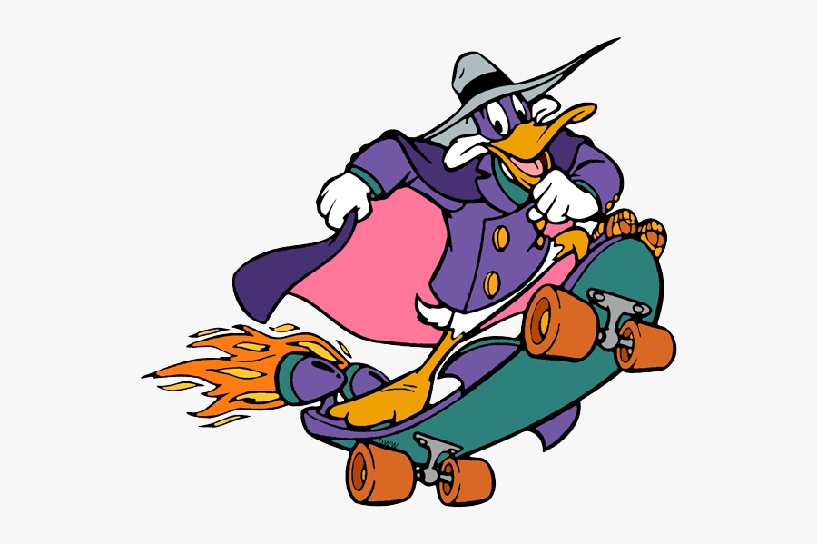 Transparent Cartoon Duck Png - Dark Wing Duck Clip Art, Transparent Clipart