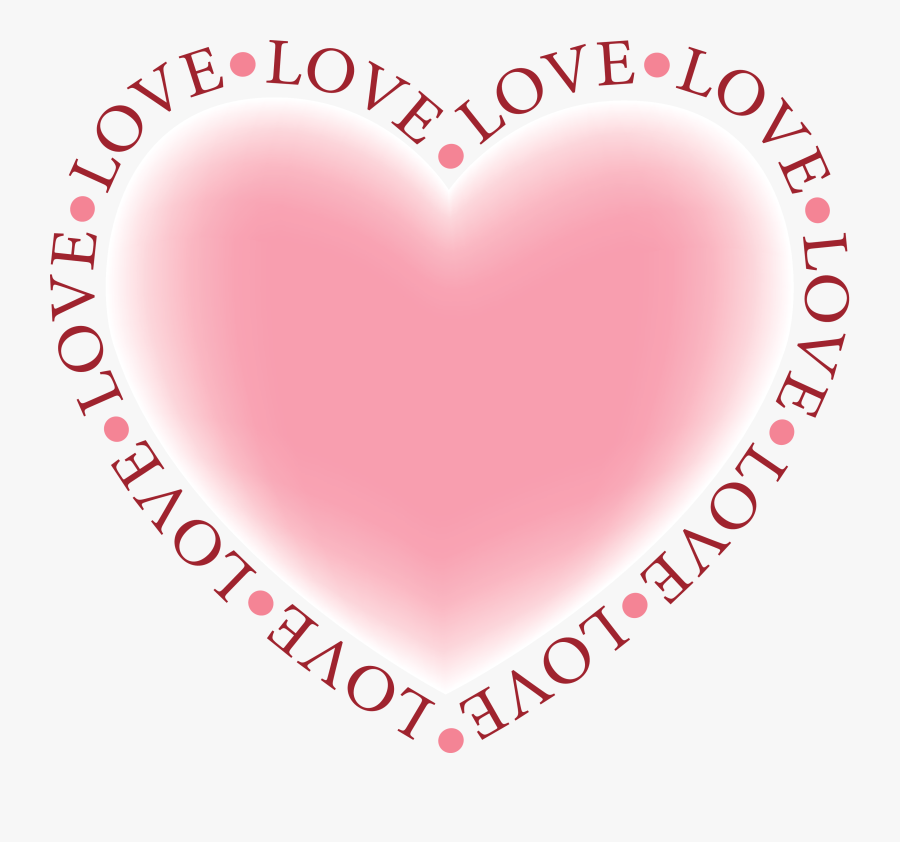 Free Christian Valentine Clipart - Transparent Pink Love Clipart, Transparent Clipart