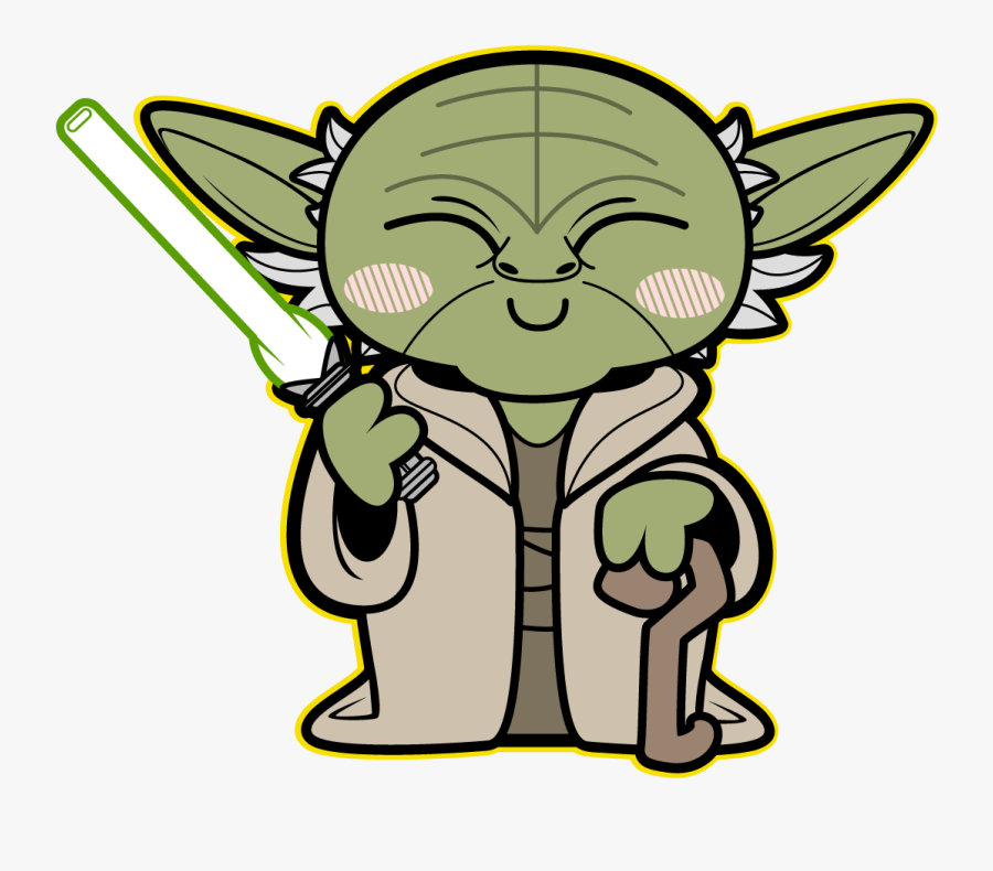 Kawaii Star Wars Cool And Cute Star Wars, Star Wars - Personajes De Star Wars Caricatura, Transparent Clipart