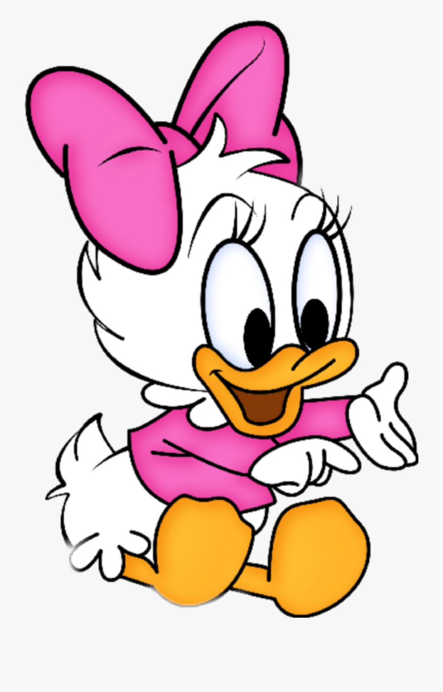 Daisy Duck Disney Clip Art Image - Baby Daisy Duck Png, Transparent Clipart