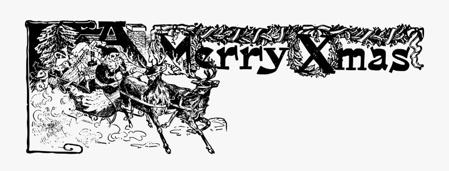 Art,monochrome Photography,text - Christian Christmas Banner Free, Transparent Clipart