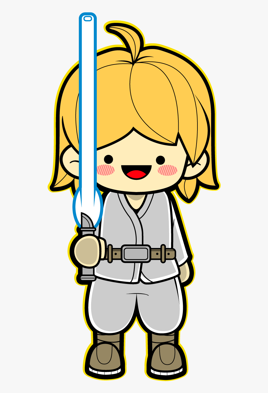 Luke Star Wars Desenho, Transparent Clipart