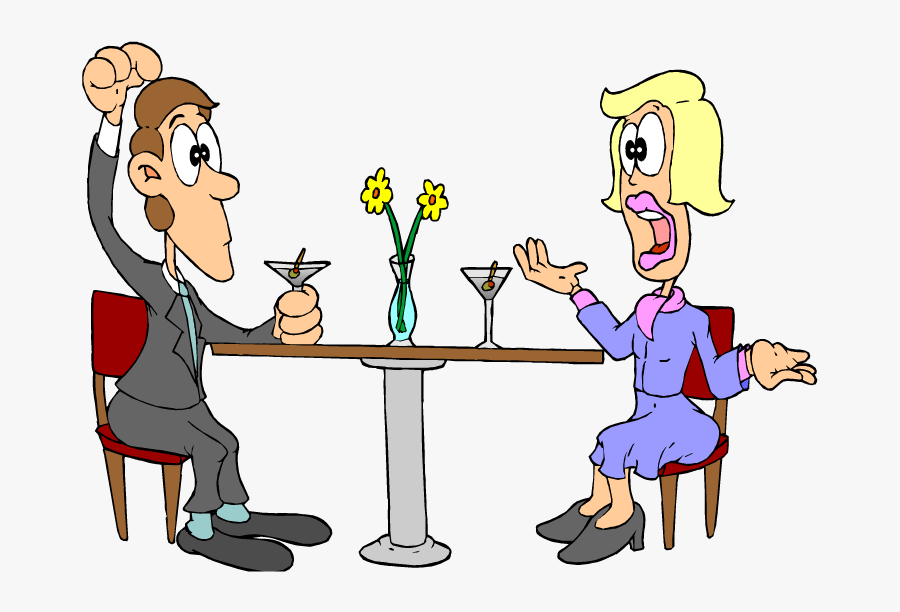 Thinking Too Much Clipart - Husband And Wife Talking Clipart, Transparent Clipart