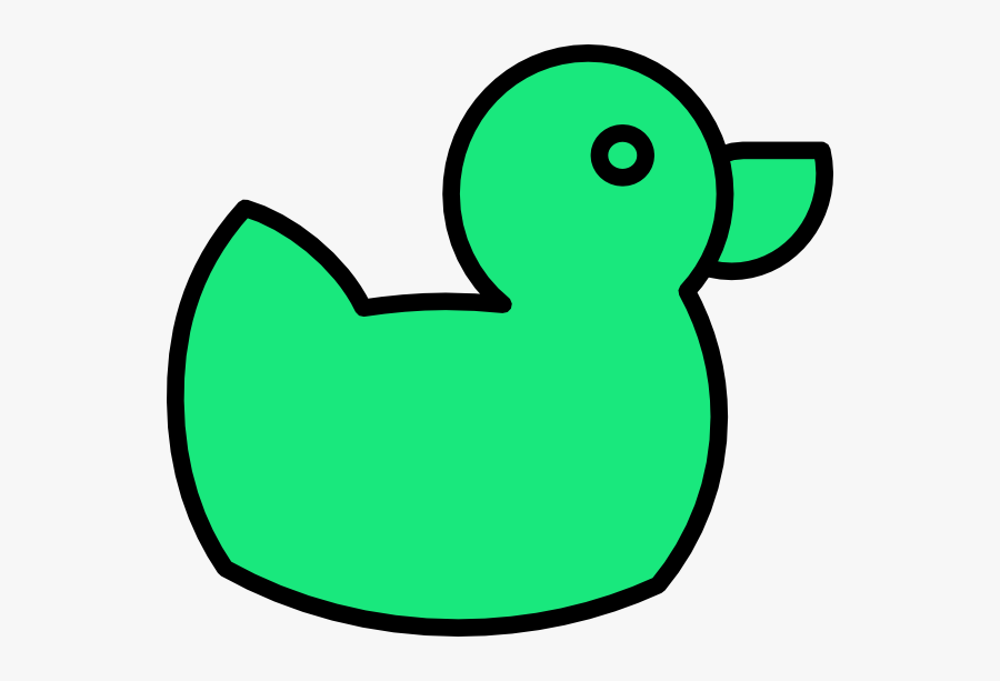 Green Duck Png, Transparent Clipart