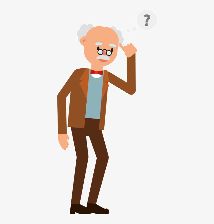 Professor Thinking Pinterest And - Illustration, Transparent Clipart
